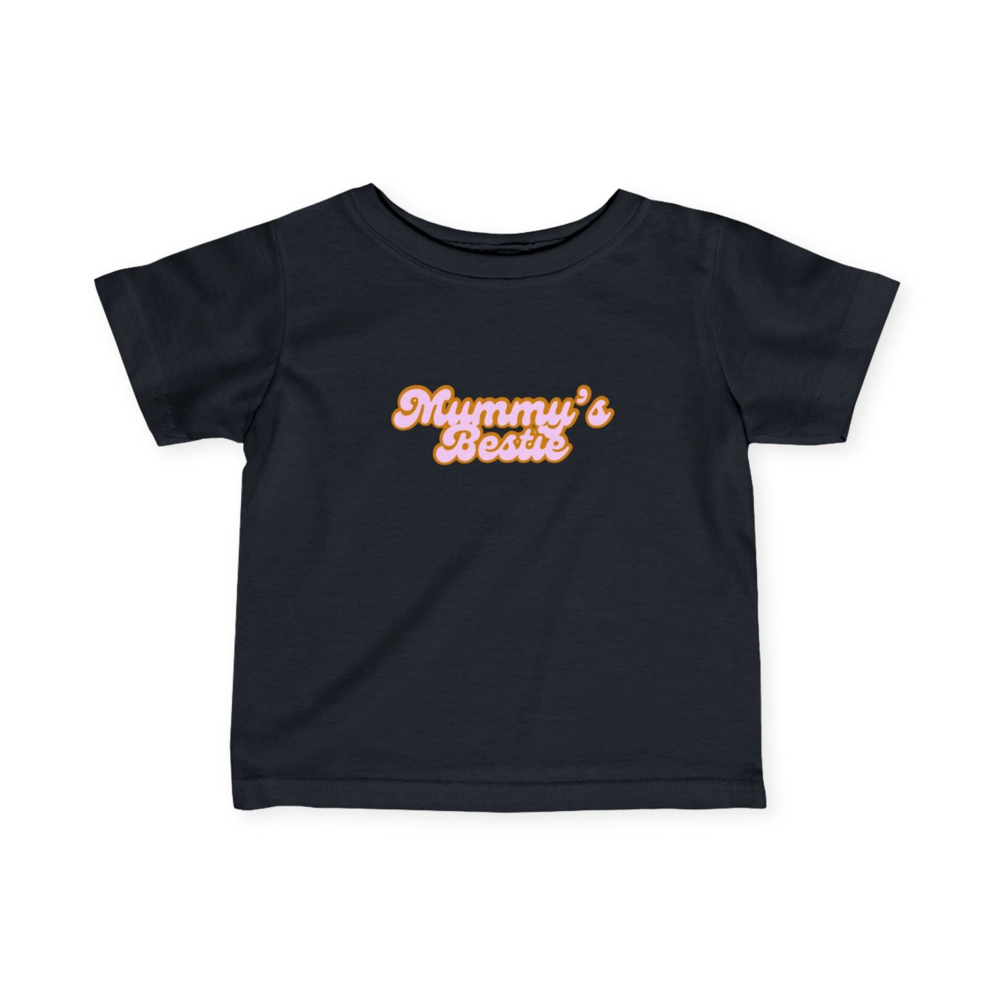 Mommy's Bestie Infant Jersey Tee - Cute Baby T-Shirt for Newborns