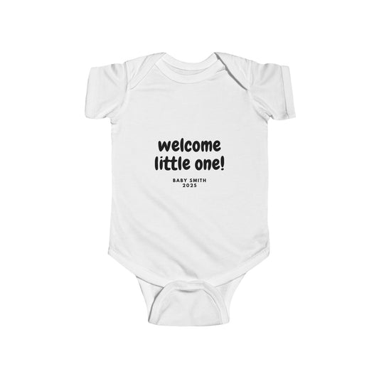 Welcome Little One! Infant Bodysuit - Cute Baby Clothes for Newborns