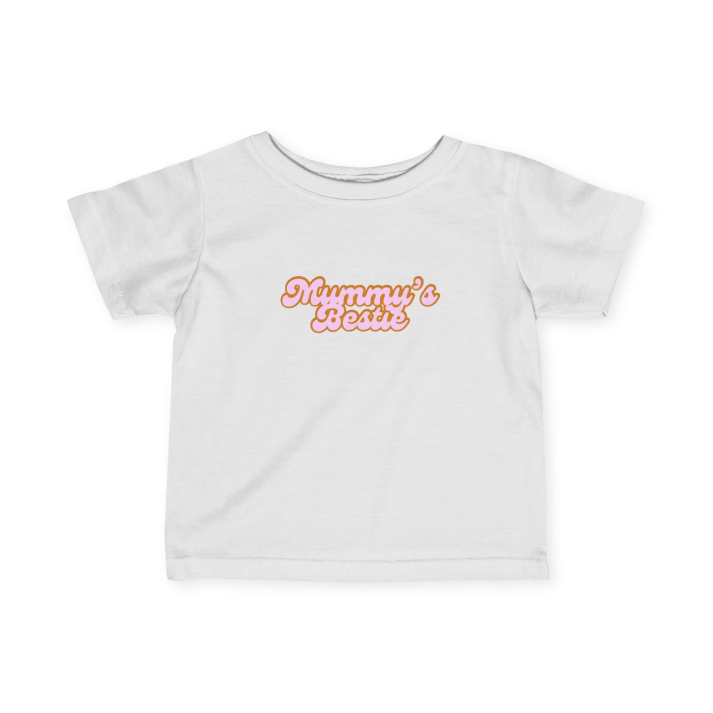 Mommy's Bestie Infant Jersey Tee - Cute Baby T-Shirt for Newborns