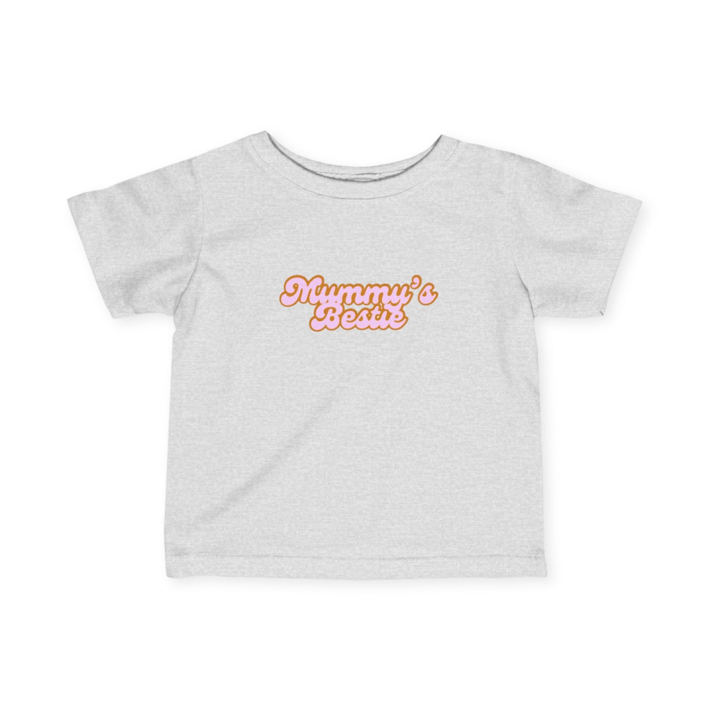 Mommy's Bestie Infant Jersey Tee - Cute Baby T-Shirt for Newborns